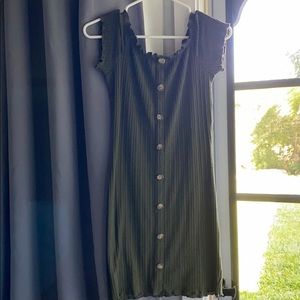 Army green dress